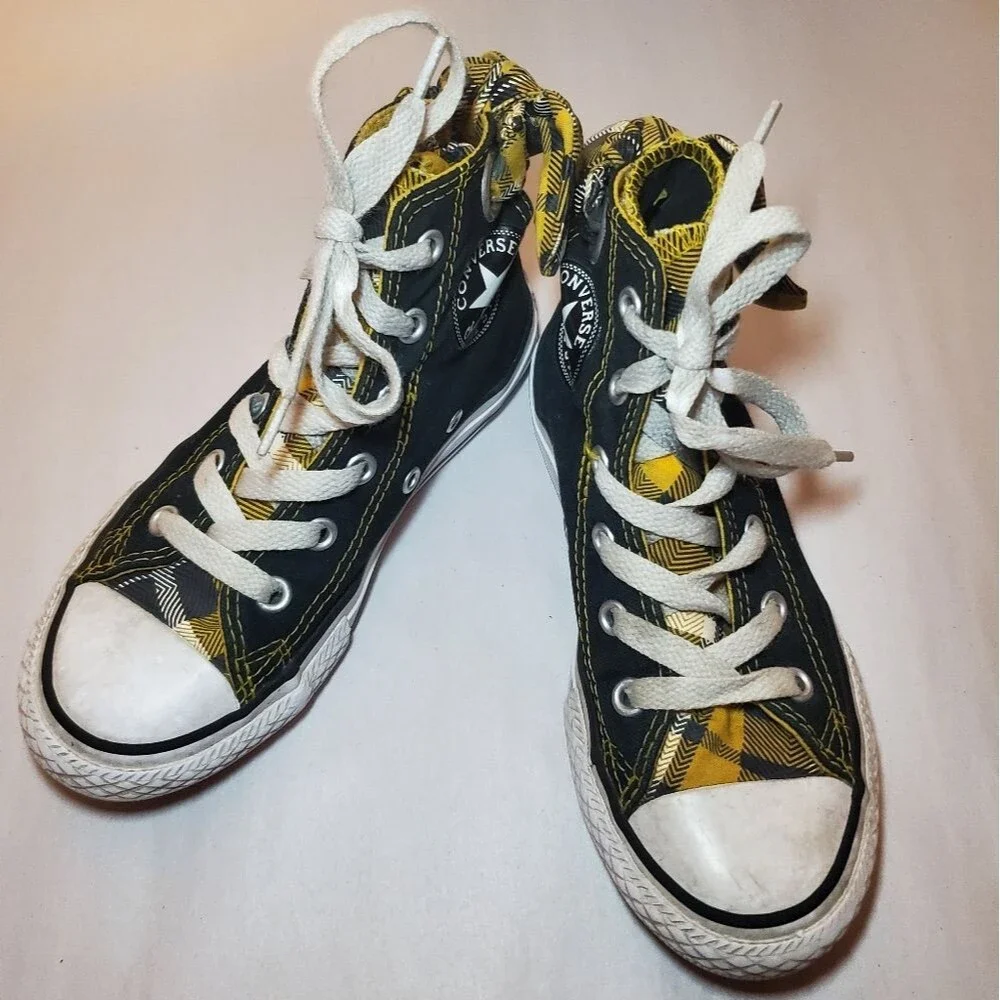 Girls Chuck Taylor All Star Bow Back Casual Sneakers Size 12